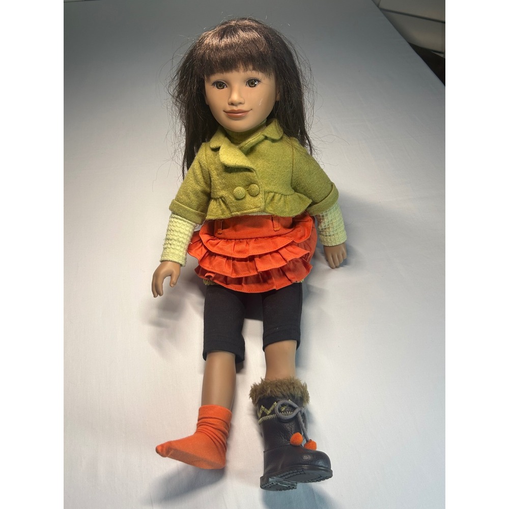 Karito Kids World Collection "Gia" Doll 20" Missing Boot Made in Italy